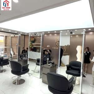 Trần xuyên sáng cho Salon Tóc